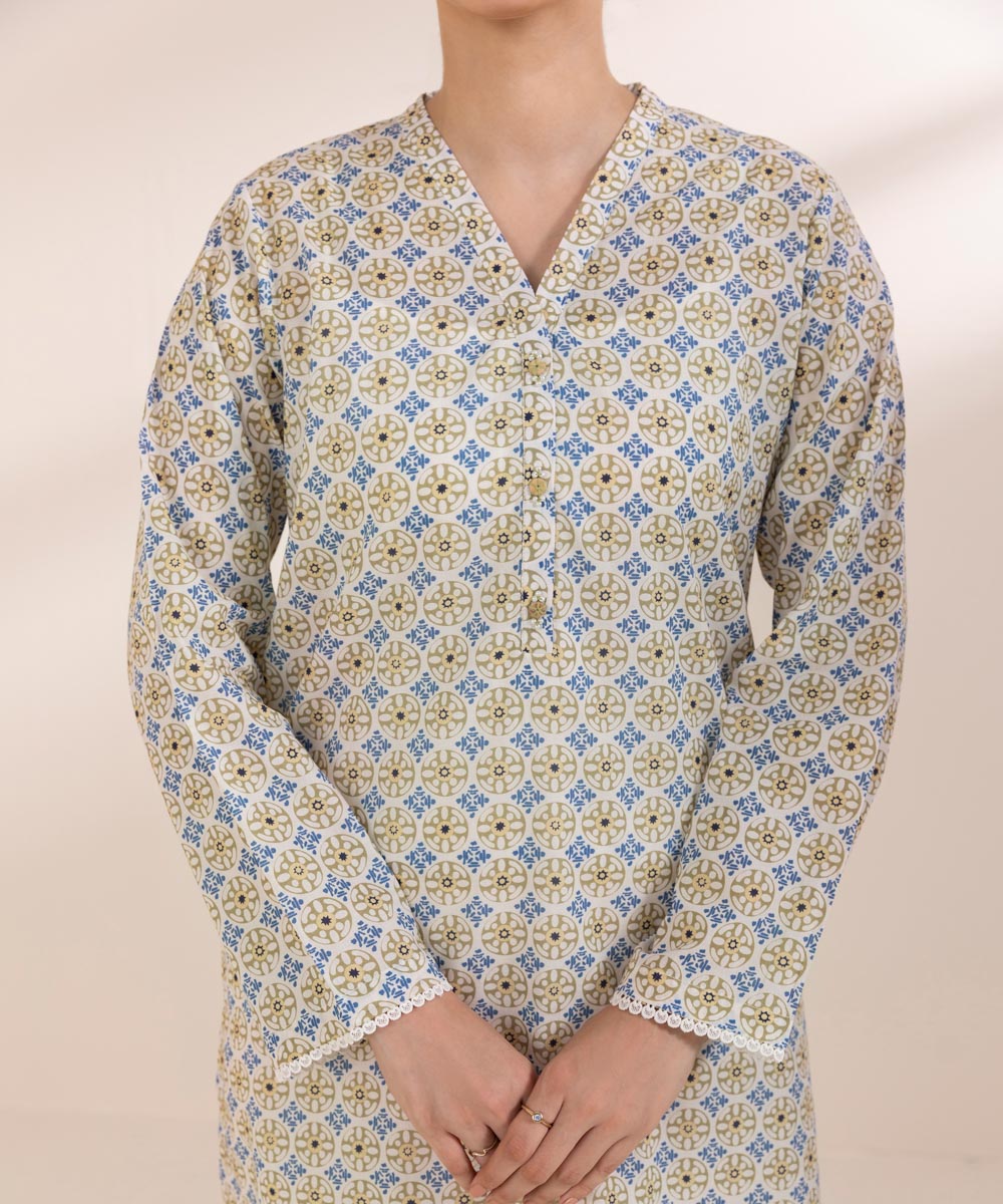 Women's Pret Lawn Printed Multi Straight Shirt