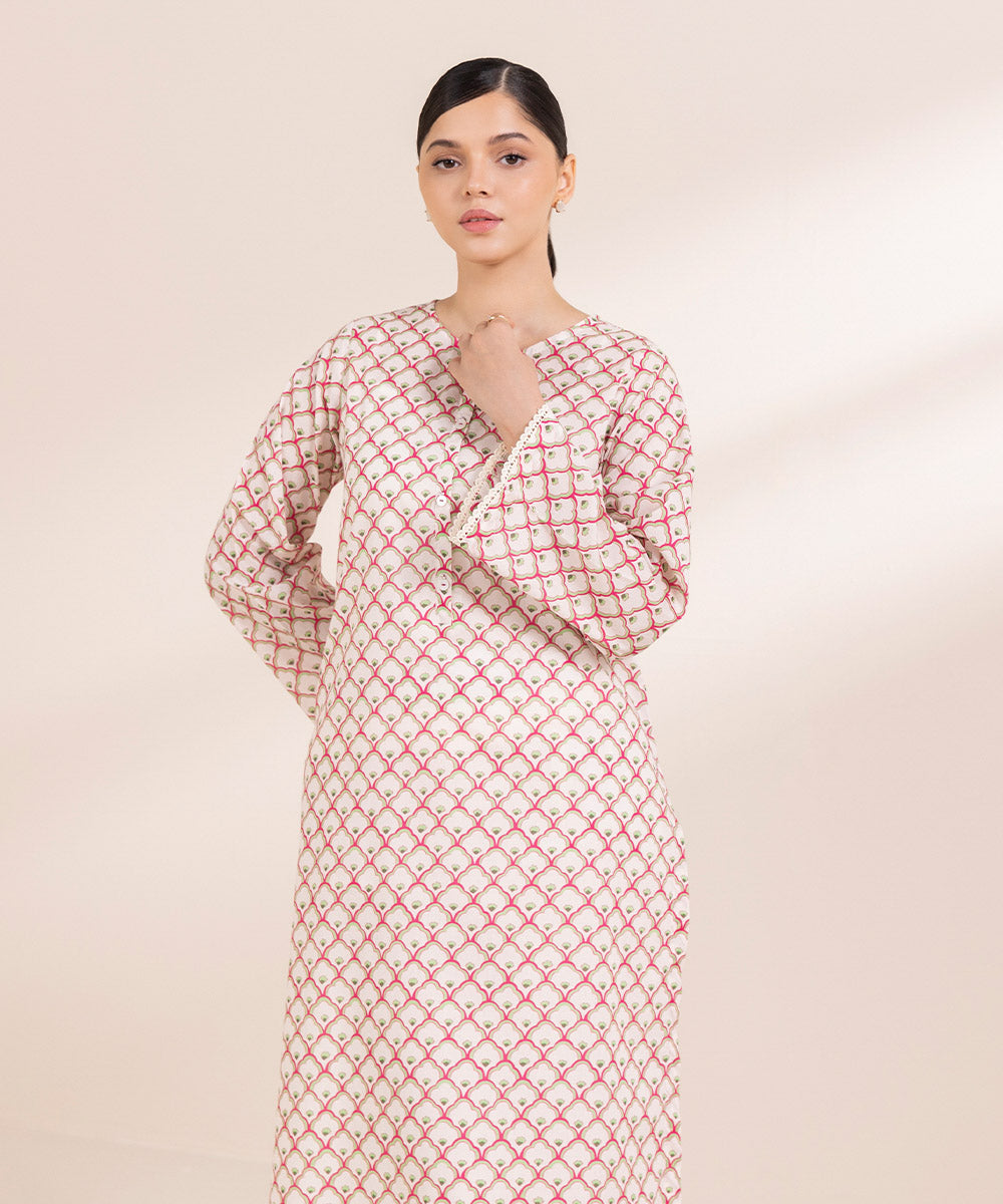 Women's Pret Lawn Printed Multi A-Line Shirt