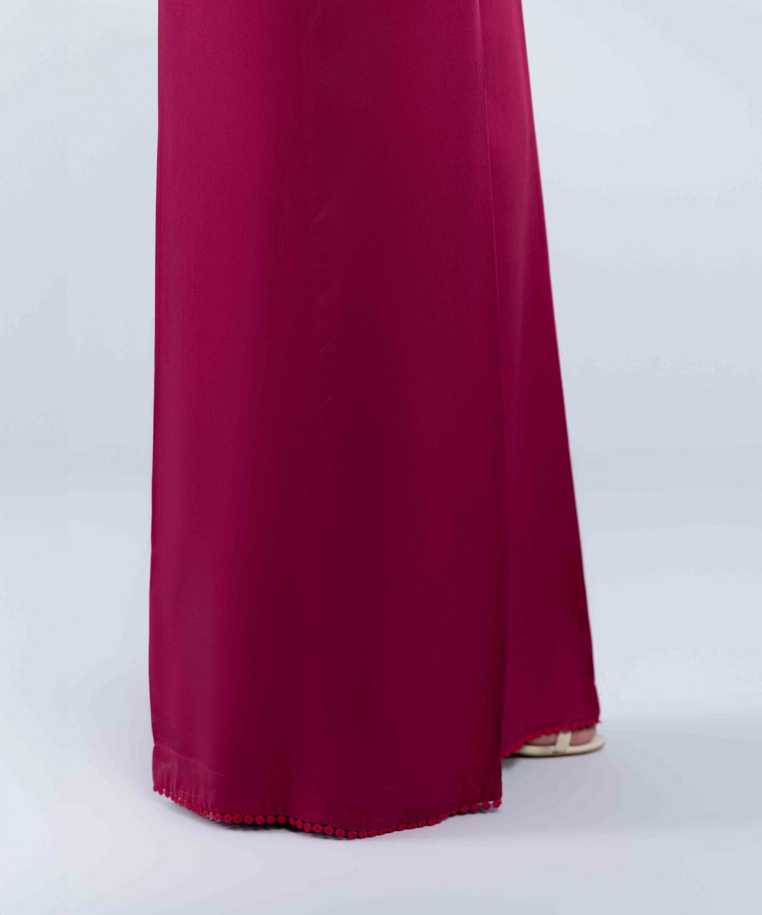 Women's Pret Bedford Solid Magenta Culottes