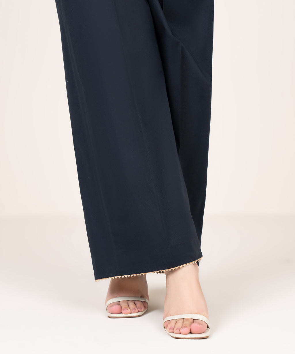 Viscose Linen Flared Pants