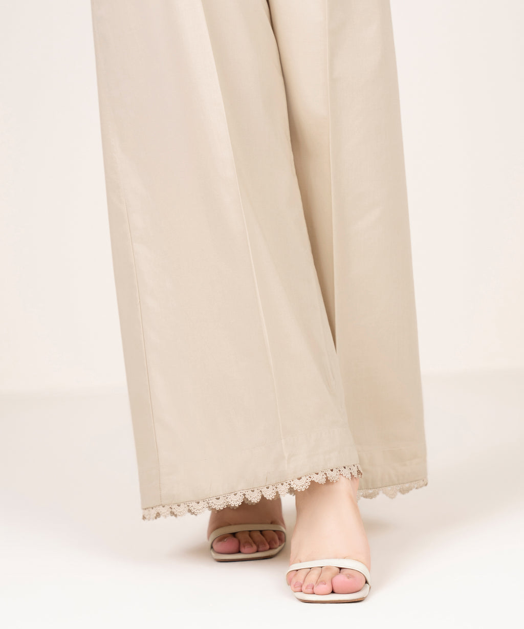 Viscose Linen Flared Pants