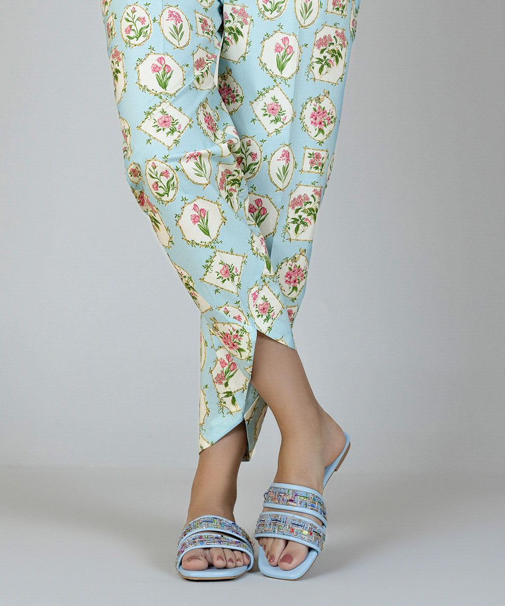 Printed Poplin Tulip Shalwar