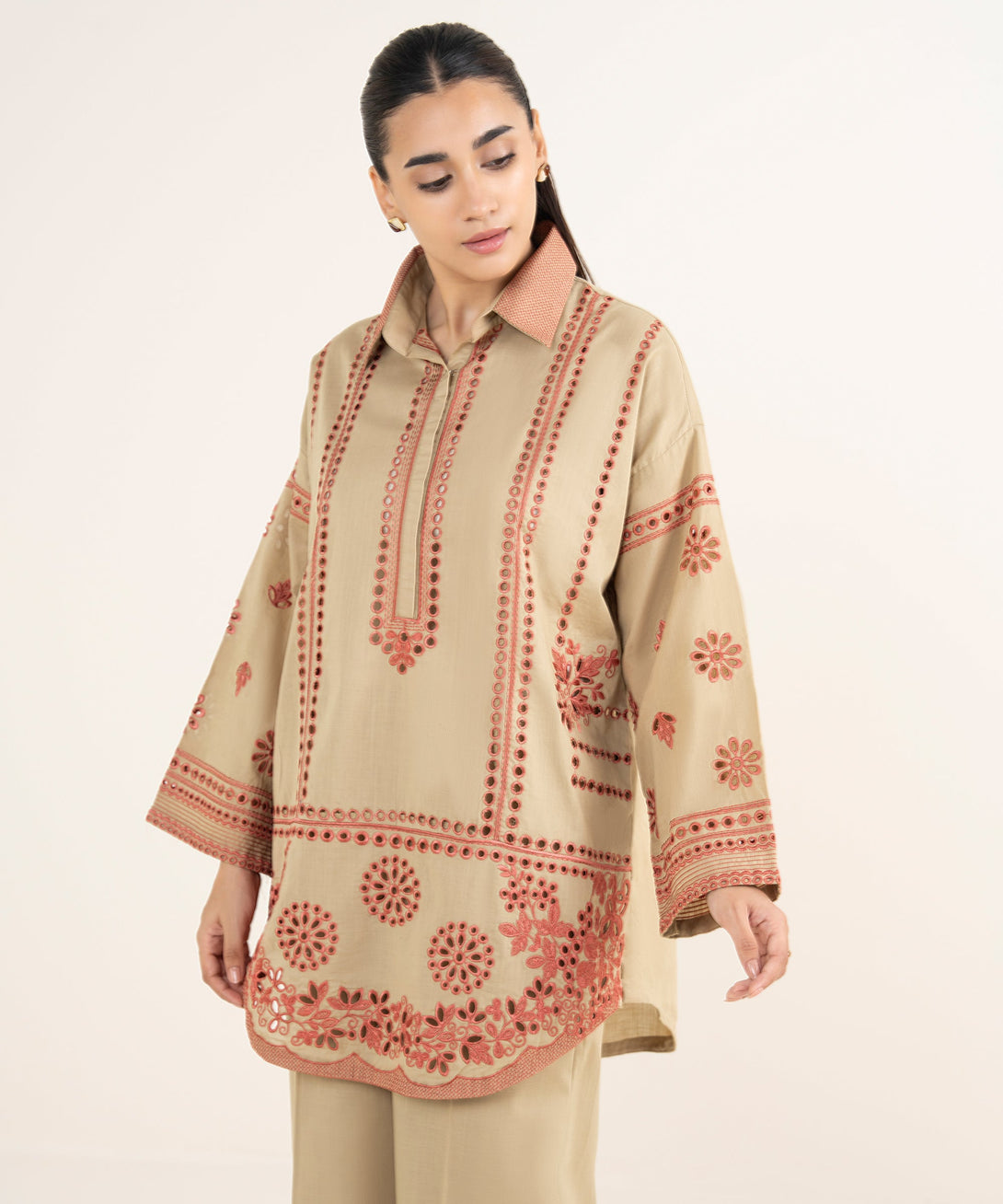 RTW Embroidered Crosshatch Shirt