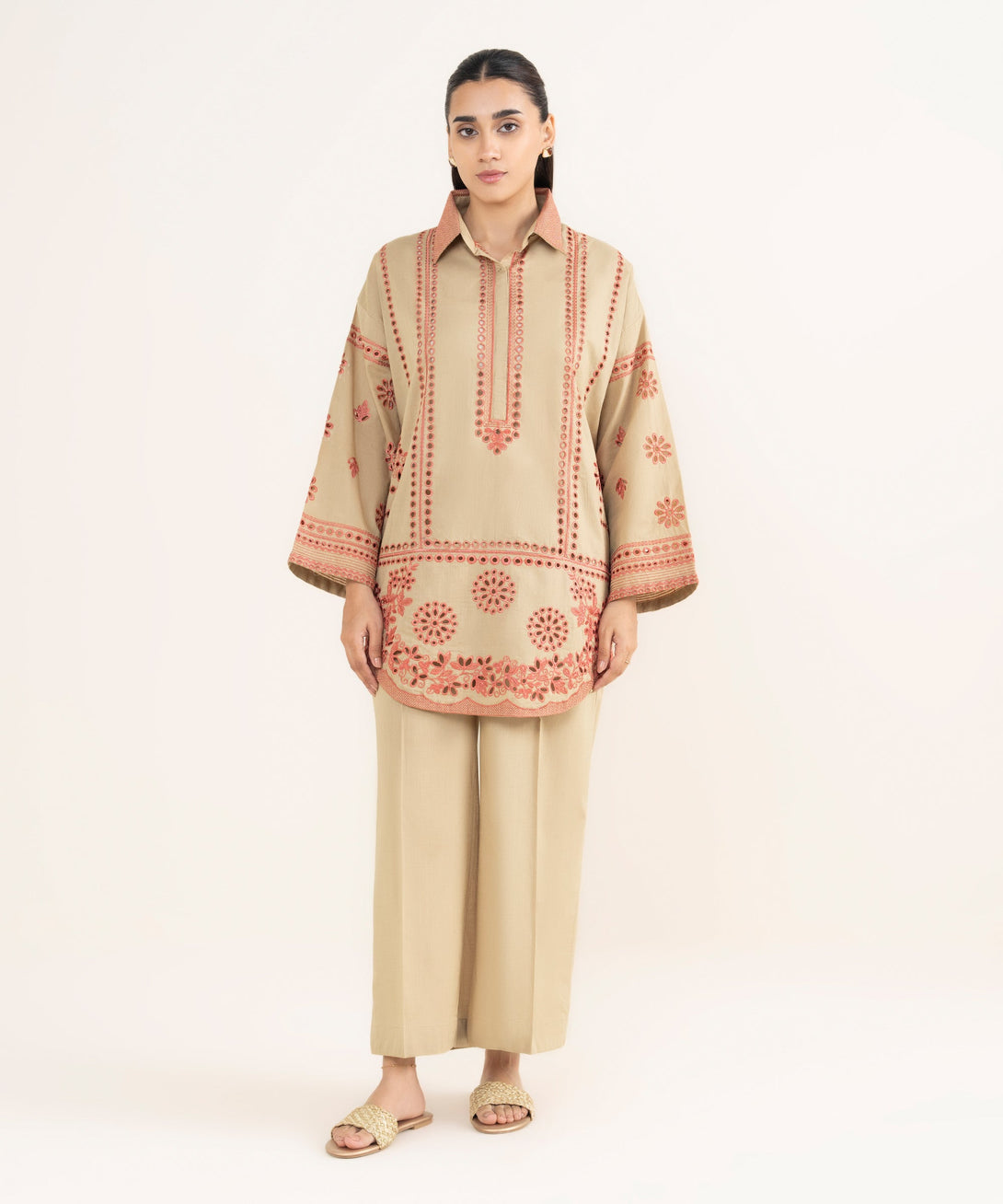 RTW Embroidered Crosshatch Shirt