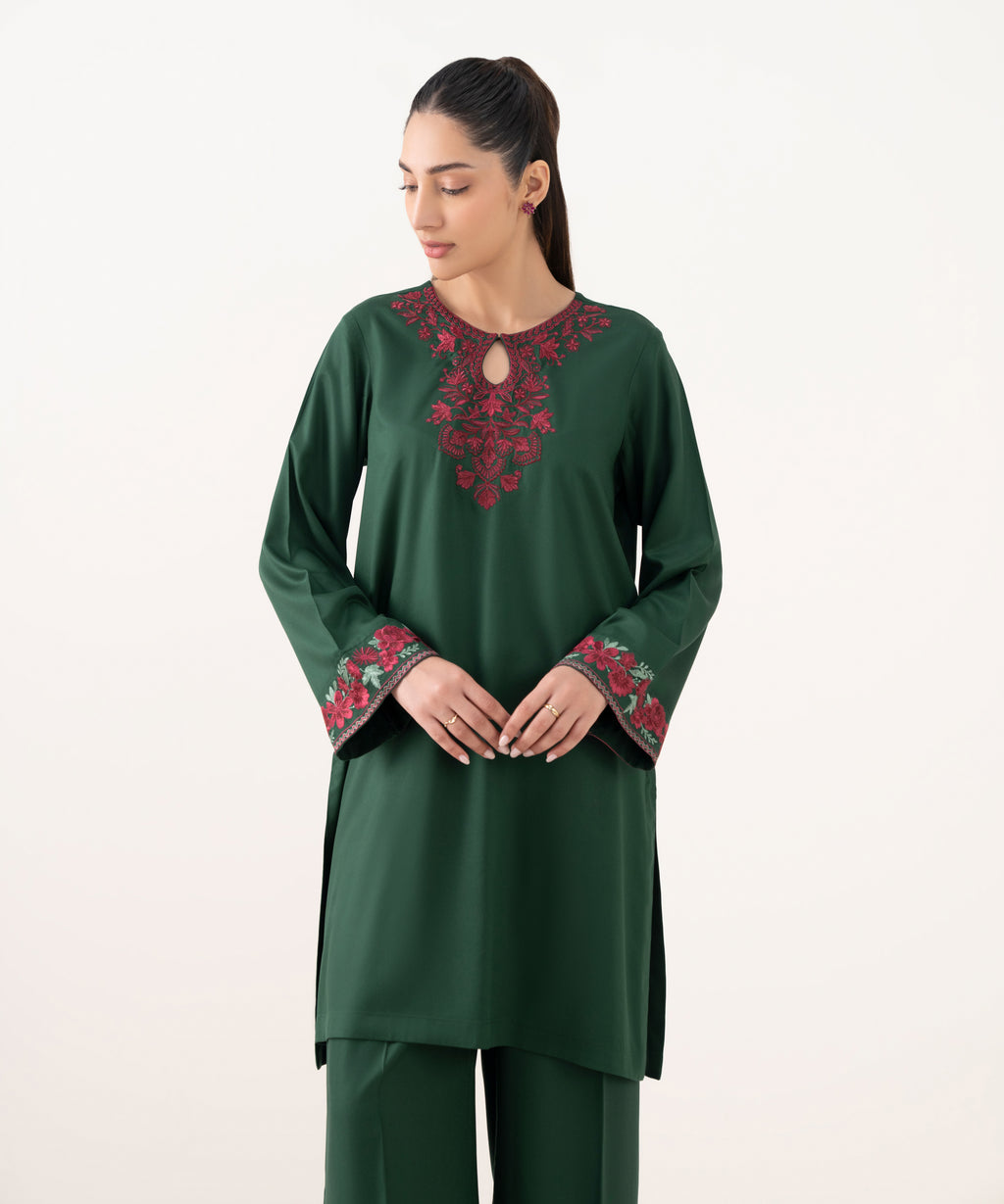 Embroidered Viscose Marina Shirt