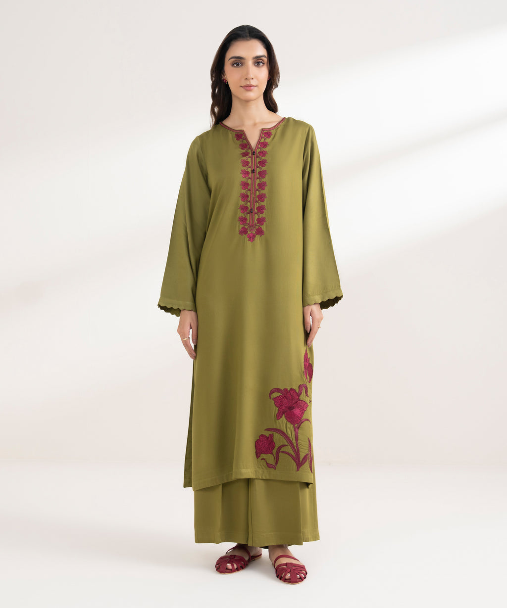 Embroidered Bedford Shirt