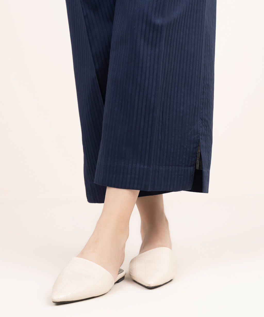 Solid Handwoven Dobby Culottes