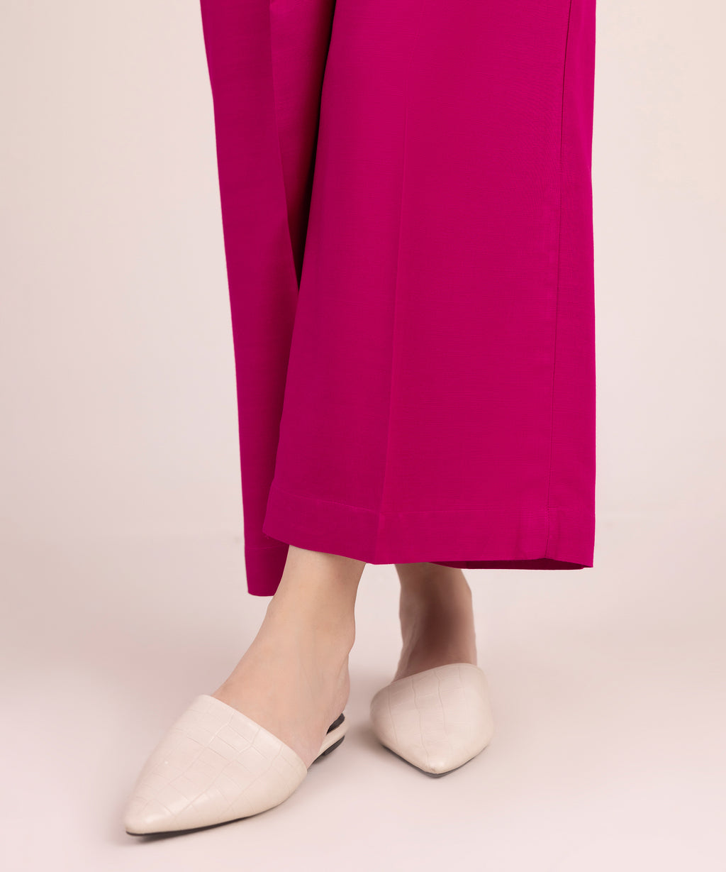 Textured Viscose Culottes