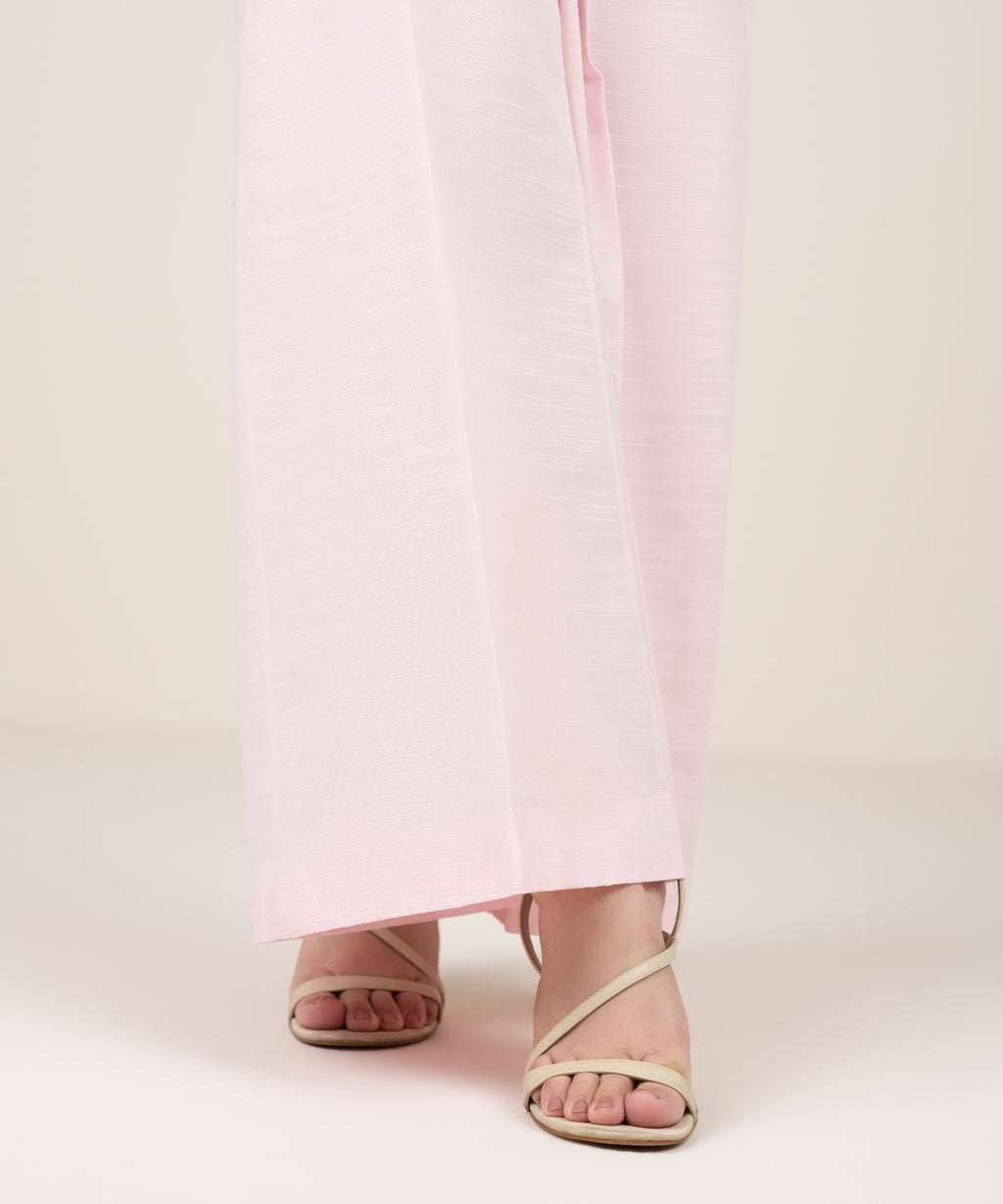 Solid Khaddar Flared Pants