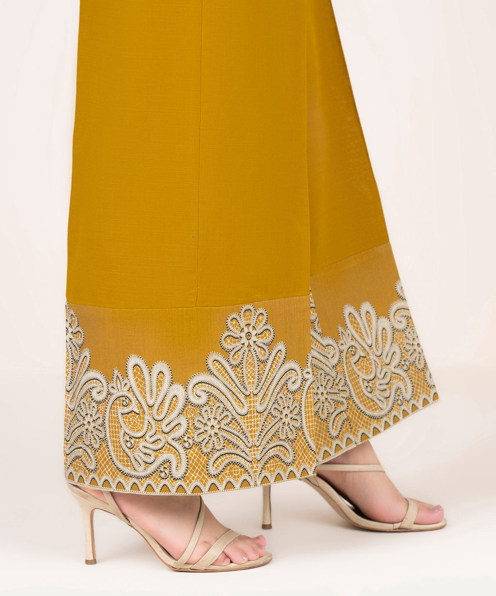 Solid Khaddar Culottes