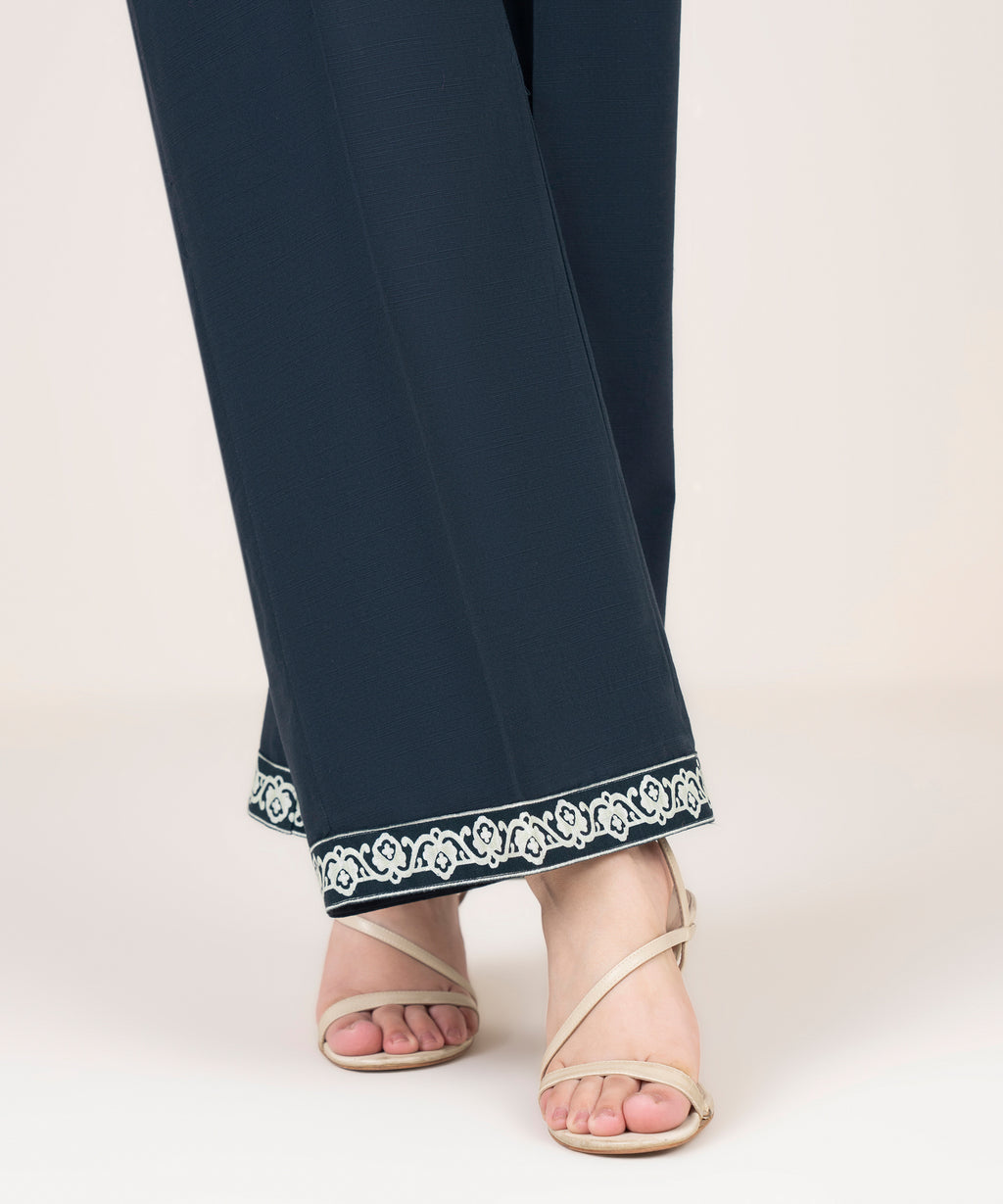 Solid Khaddar Culottes