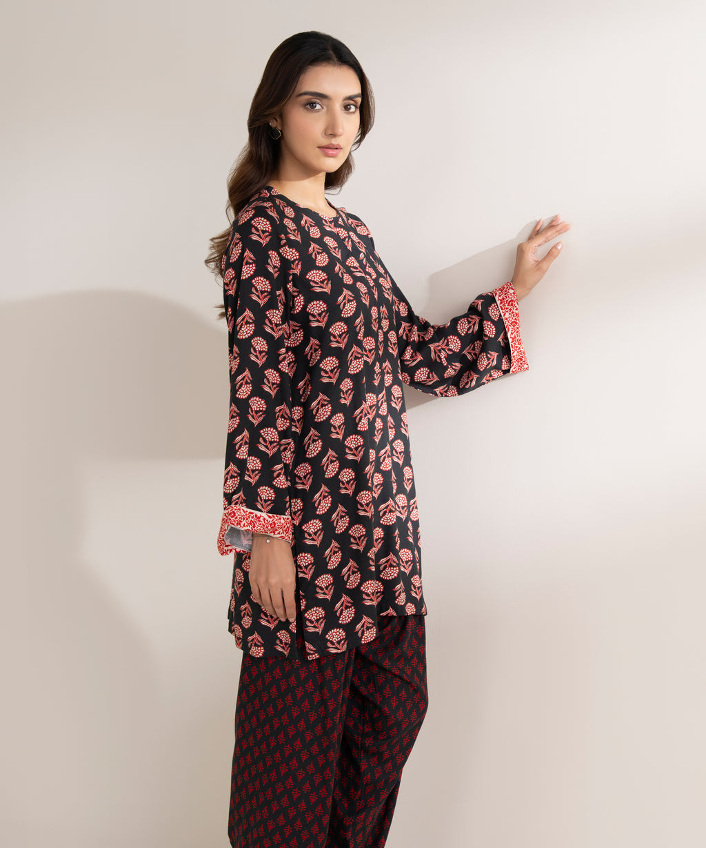 Printed Arabic Dobby Shirt