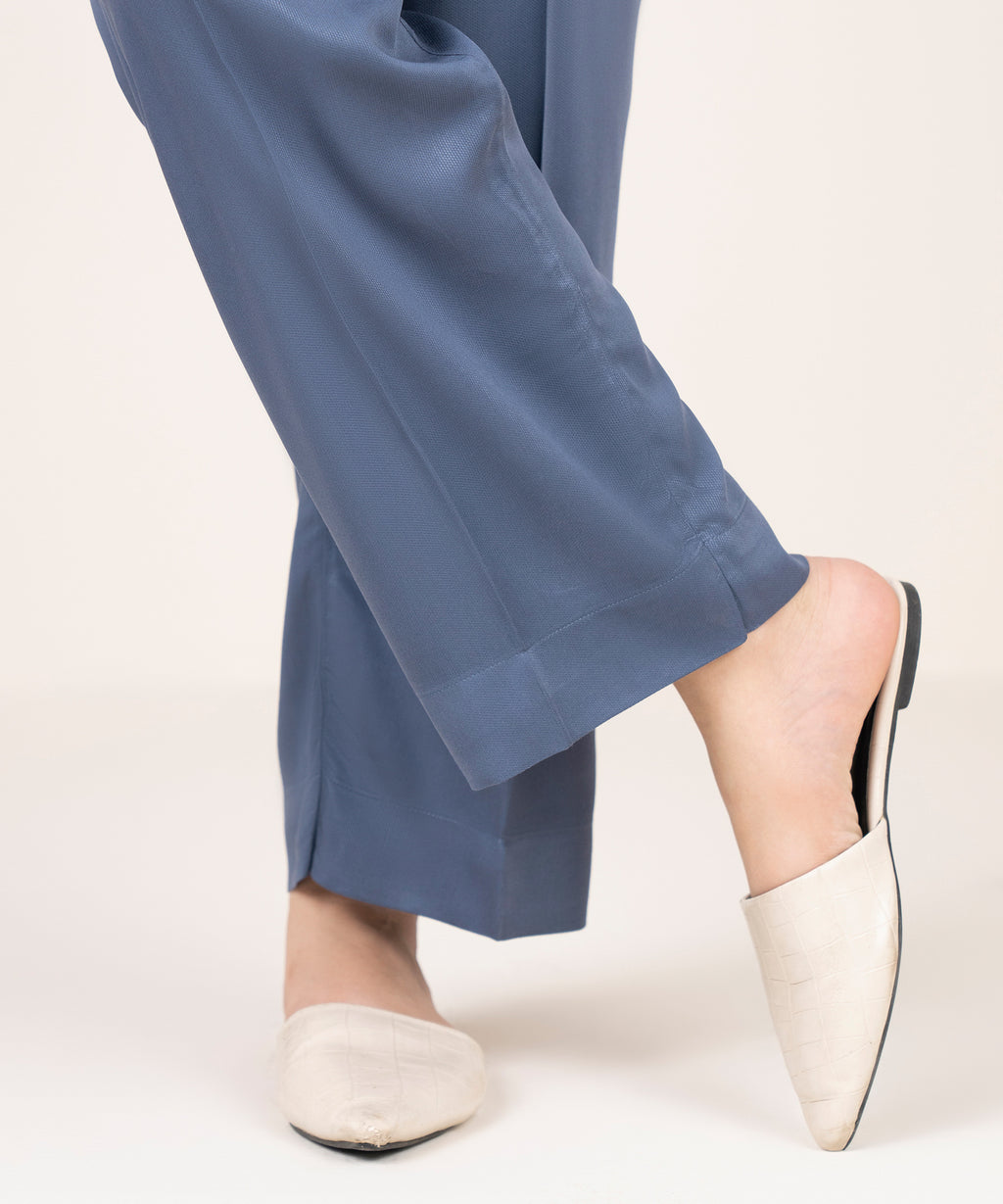 Solid Bedford Straight Pants