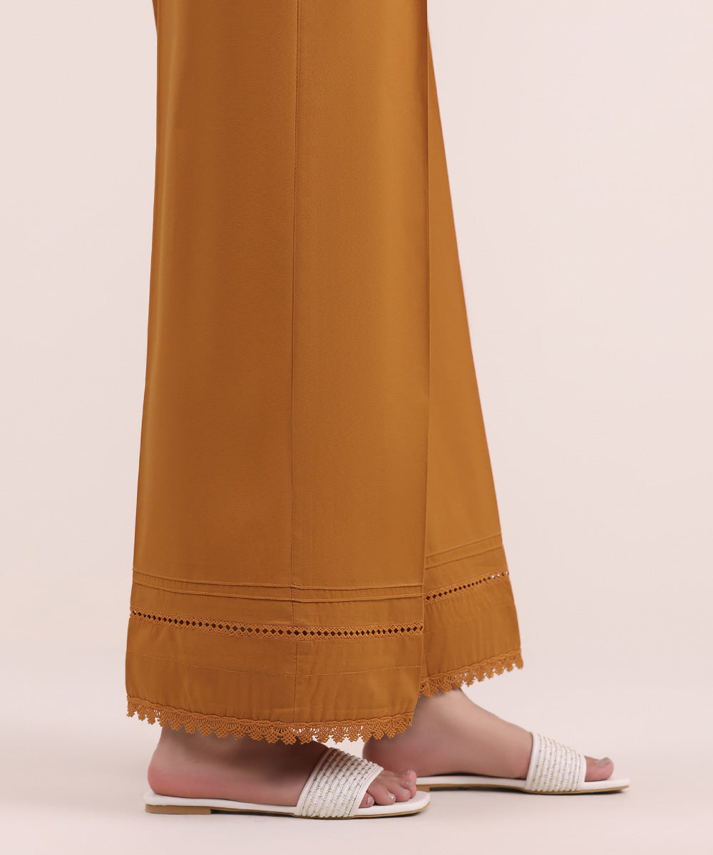 Women's Pret Cambric Orange Dyed Culottes