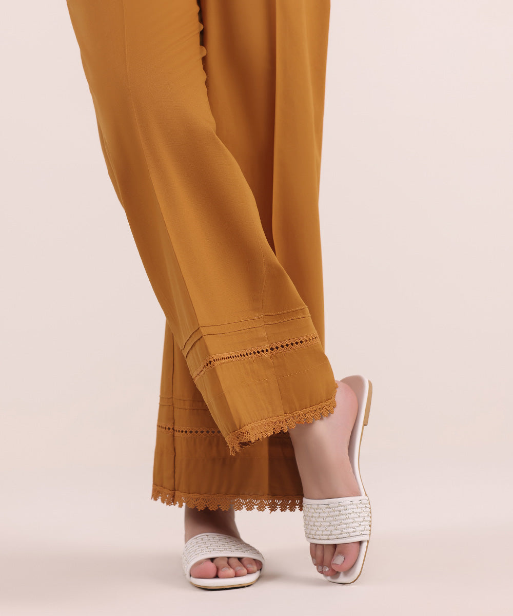 Women's Pret Cambric Orange Dyed Culottes