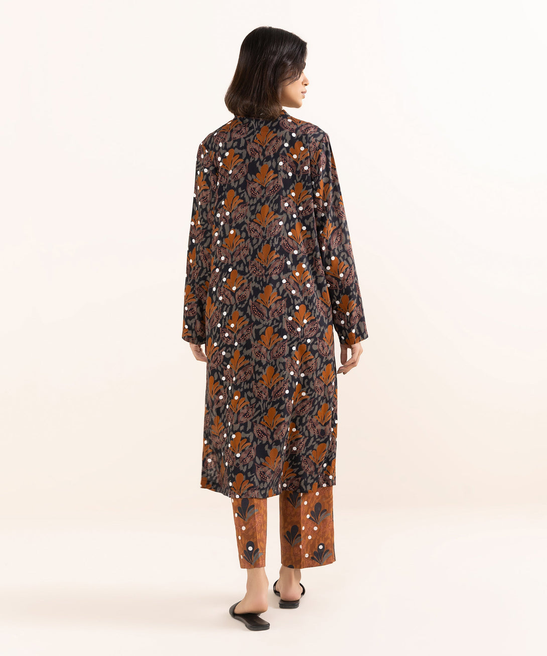Women's RTW Arabic Lawn Multi Printed A-Line Shirt