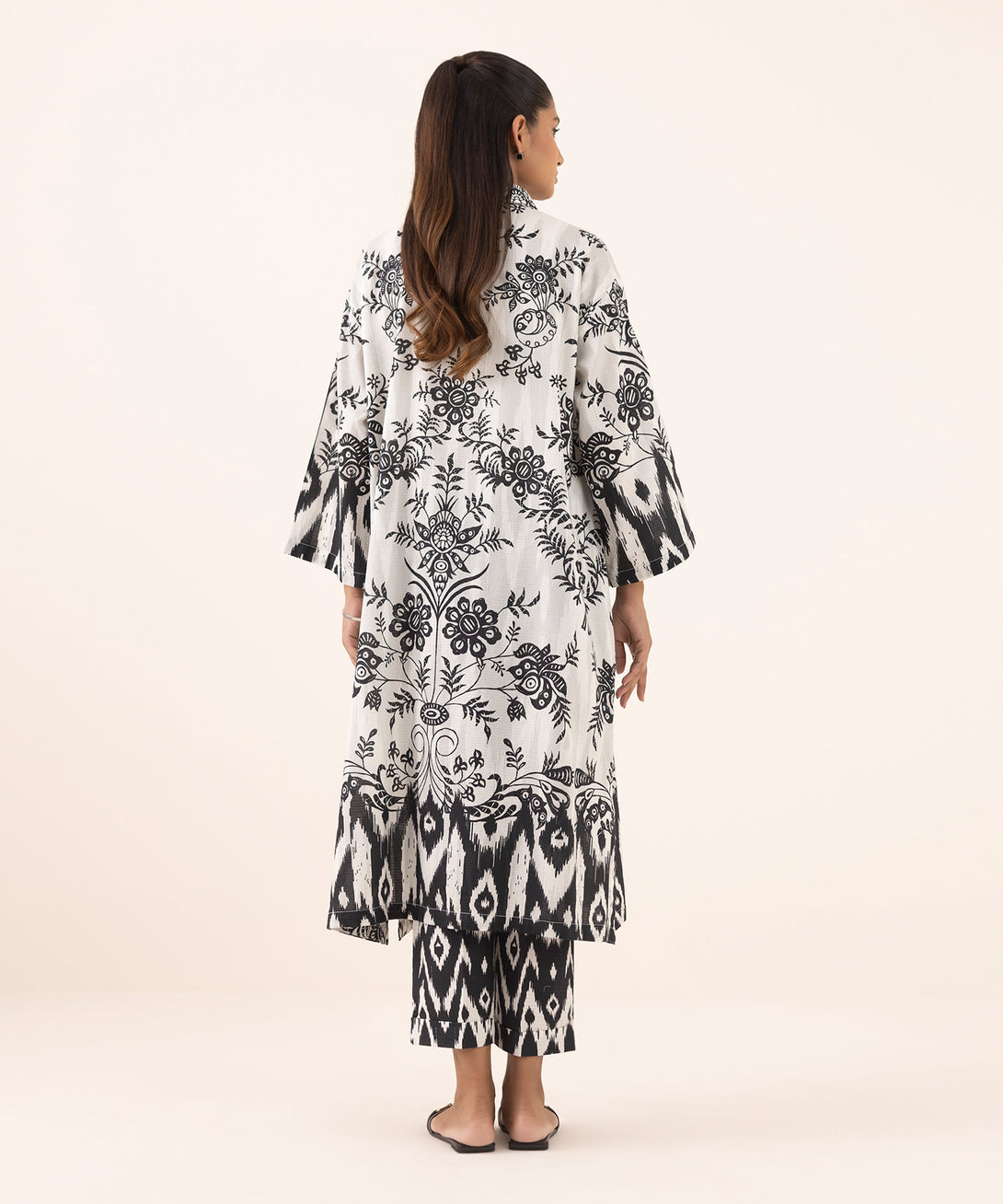 Women's RTW Dobby Multi Printed Boxy Shirt
