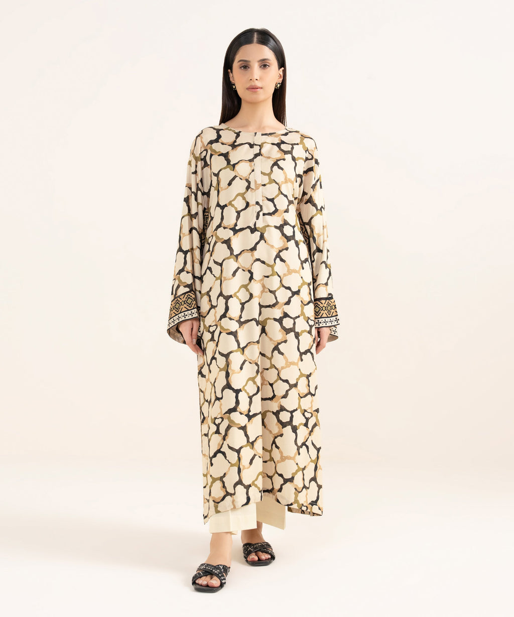 Printed Arabic Lawn Shirt