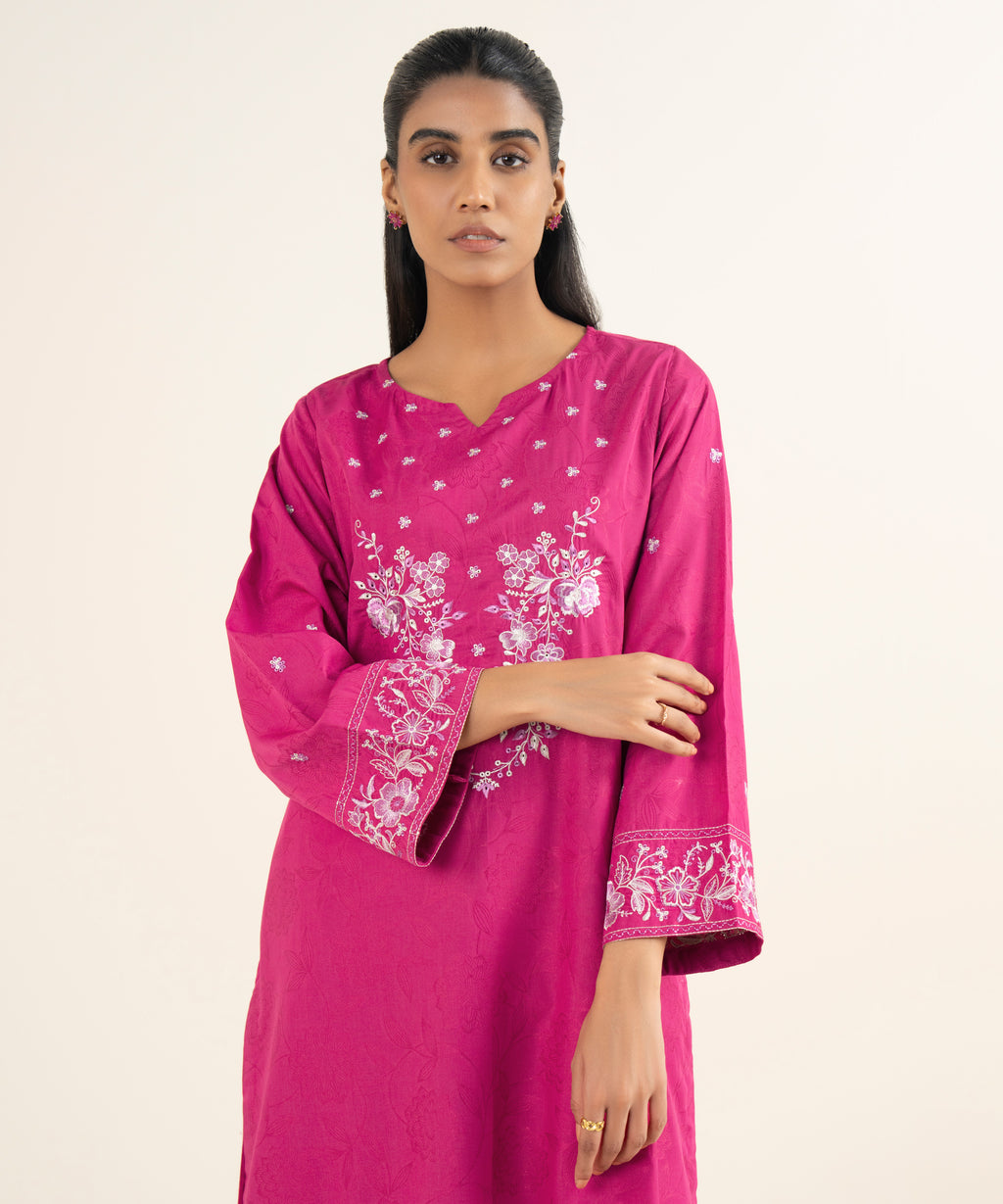 Embroidered Jacquard Shirt