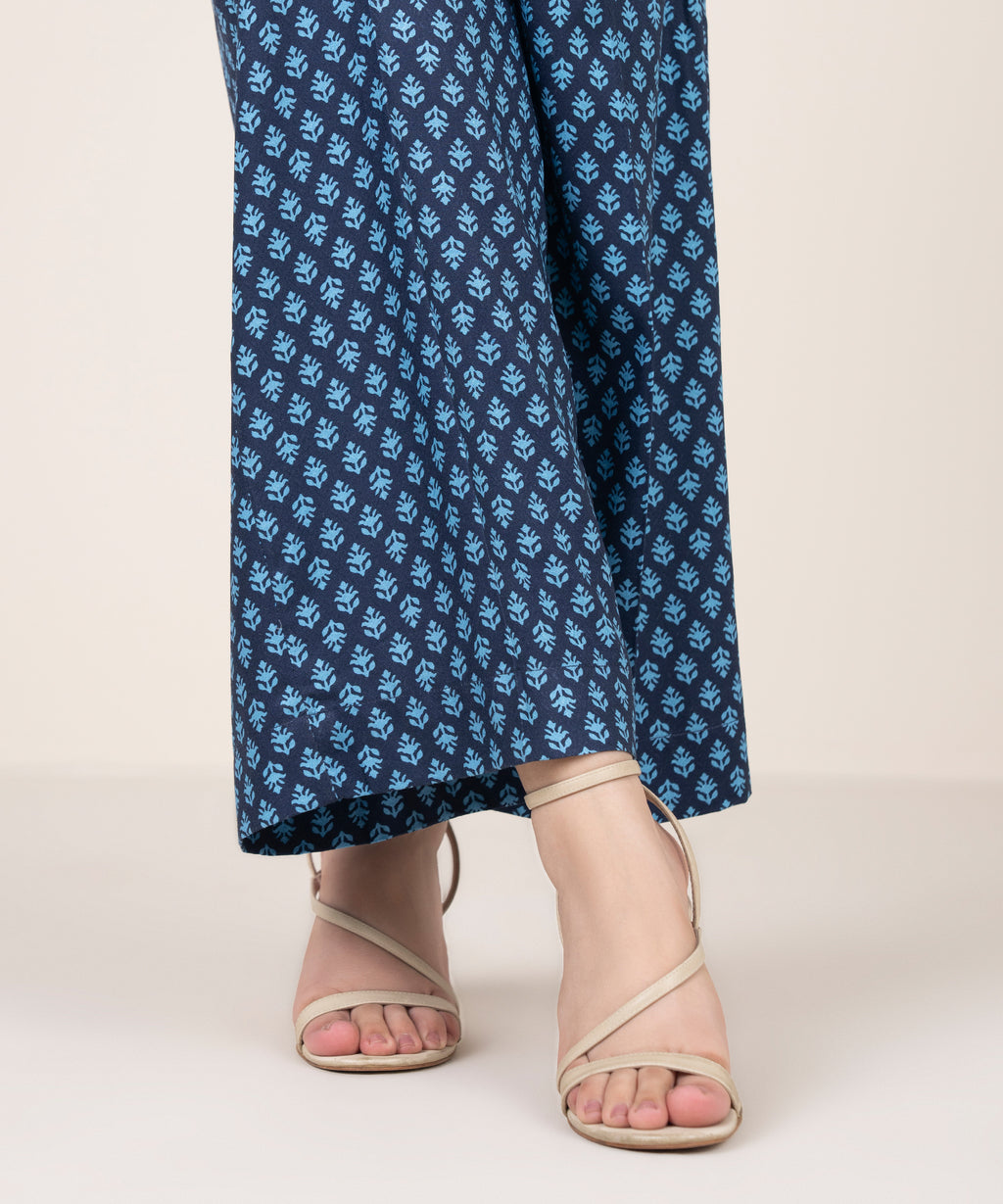 Printed Dobby Culottes