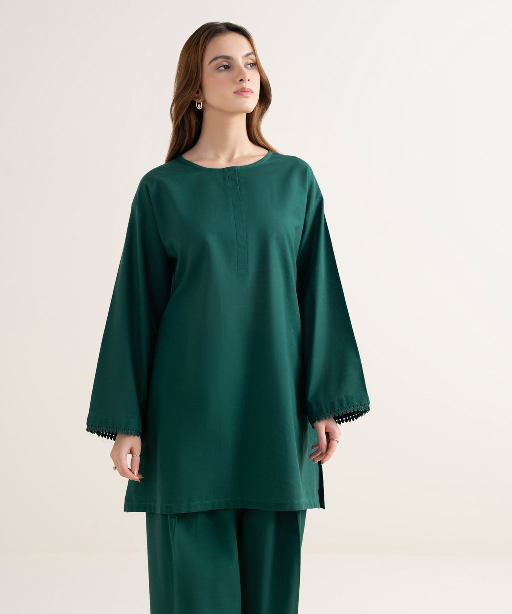 Solid Khaddar Shirt