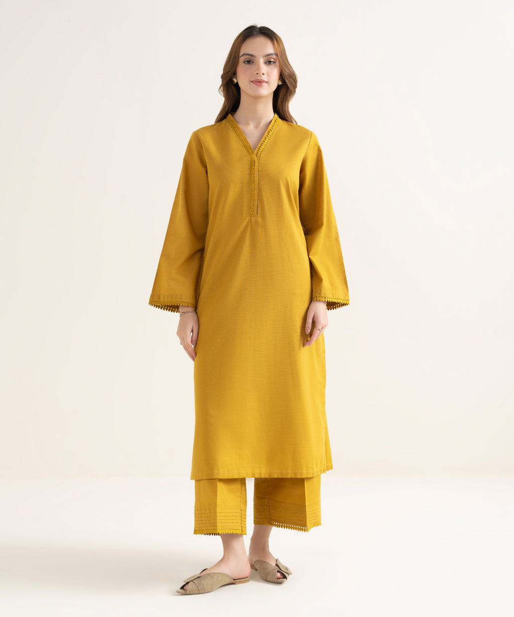 Solid Khaddar Shirt