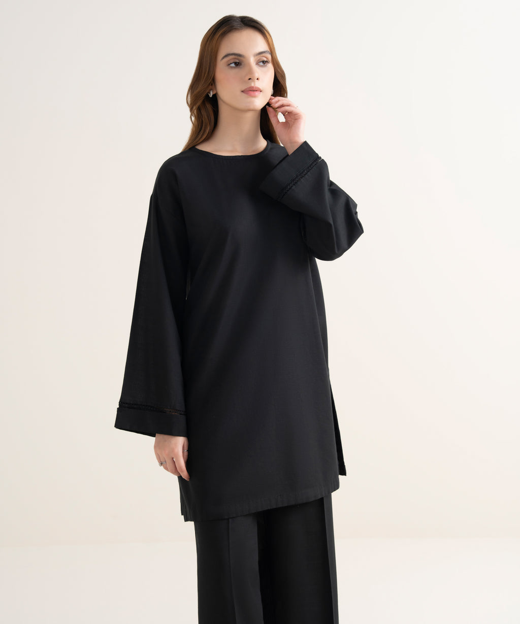 Solid Khaddar Shirt