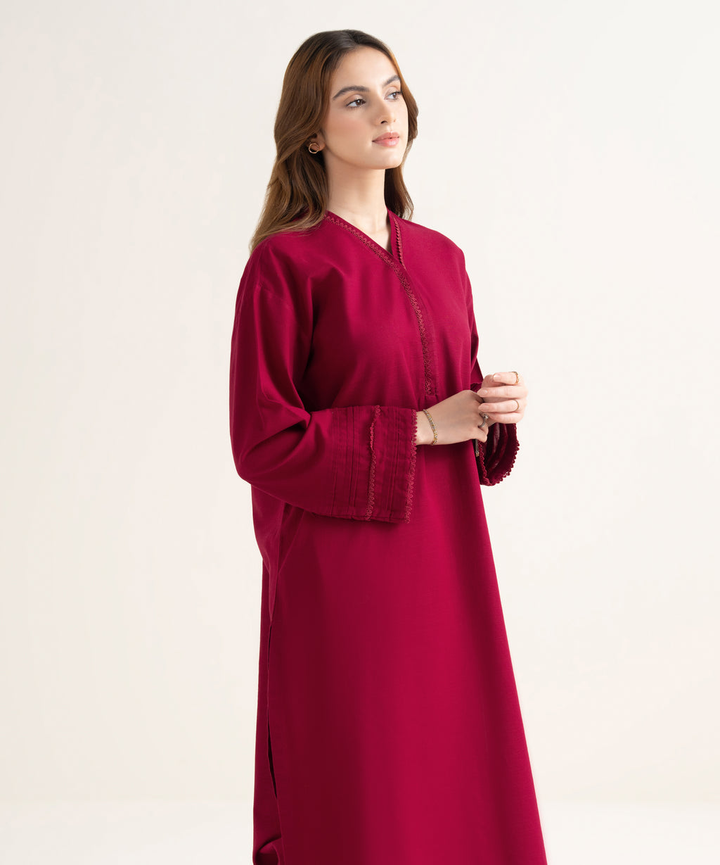 Solid Khaddar Shirt