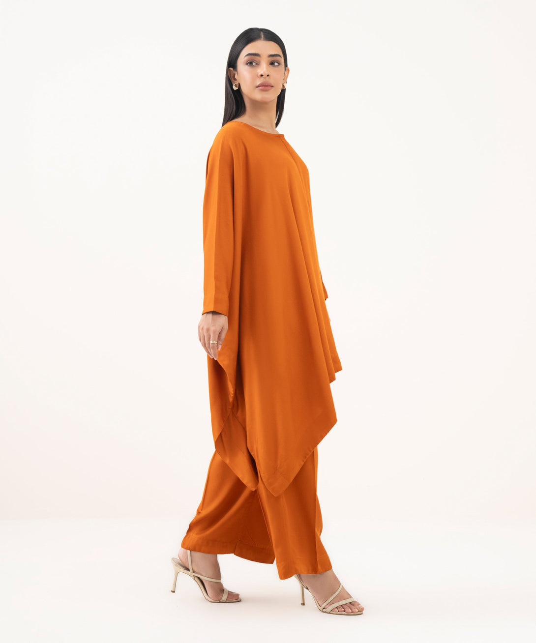 Women's RTW Bedford  Solid Rust Kaftan