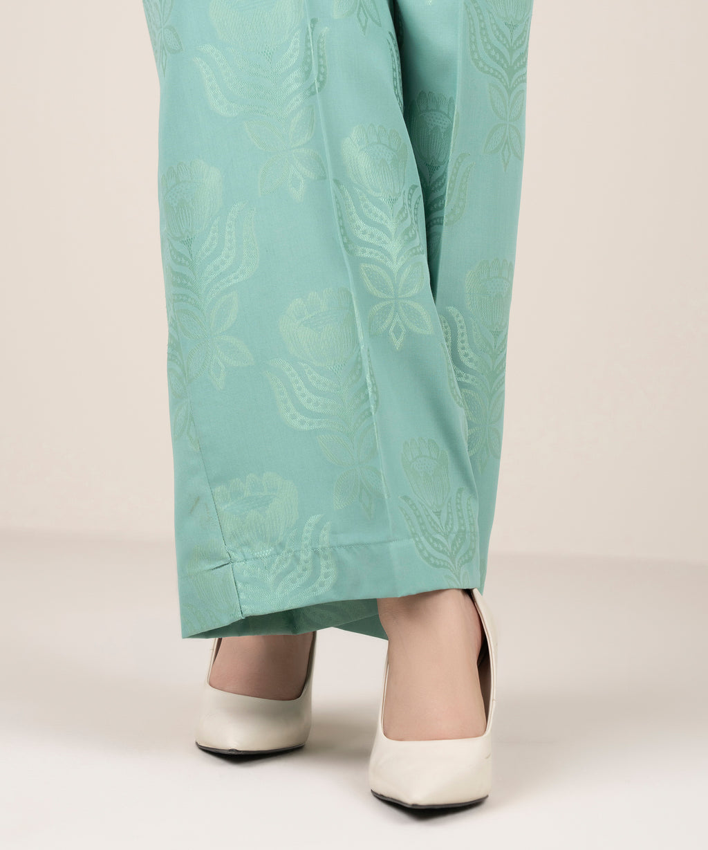 Solid Jacquard Culottes