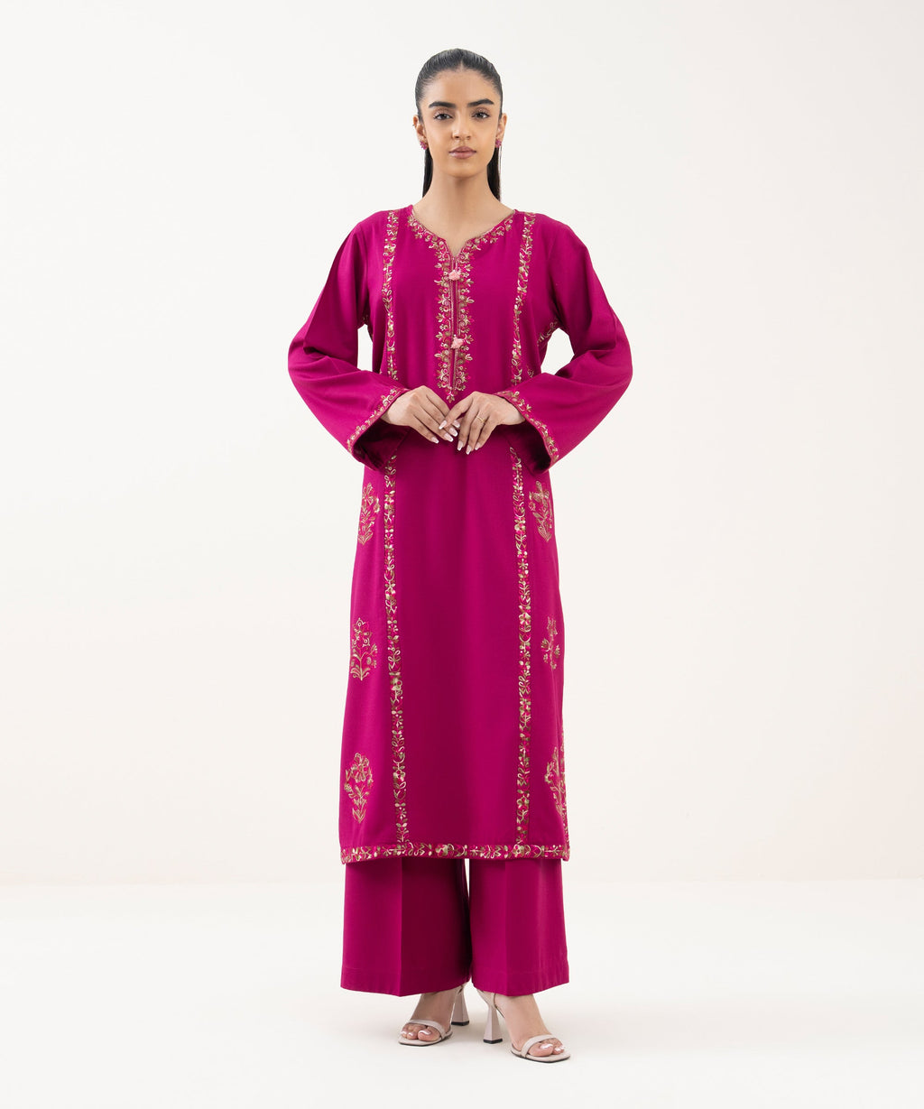 Embroidered Cotton Viscose Shirt