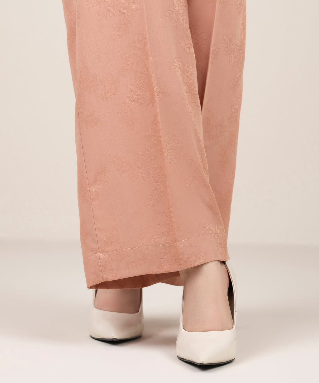 Solid Jacquard Culottes