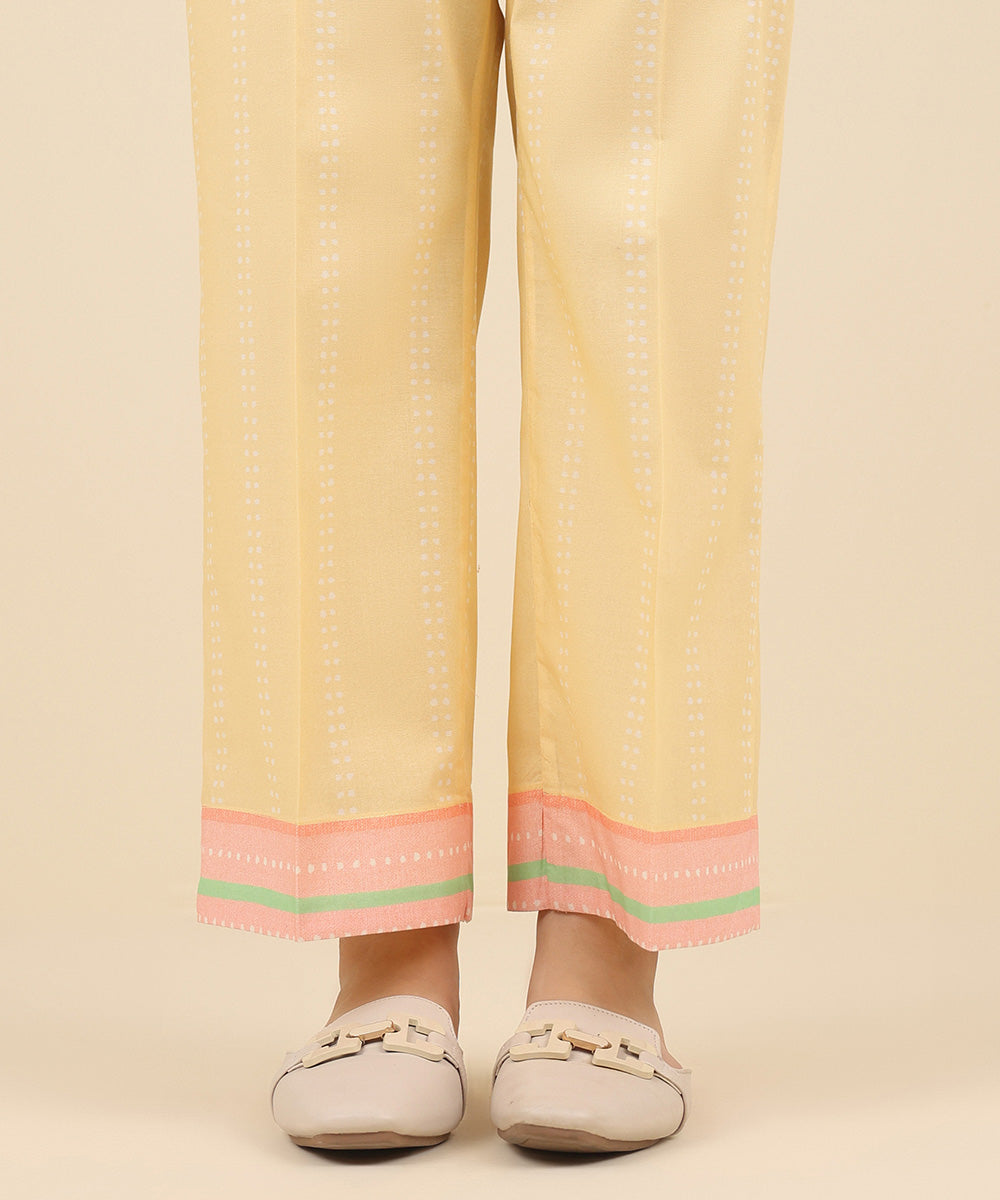 Women's Pret Cambric Multi Printed Straight Pants