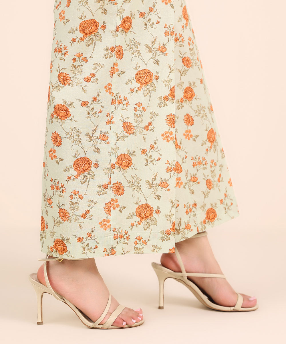 Women's RTW Cambric Multi Printed Culottes
