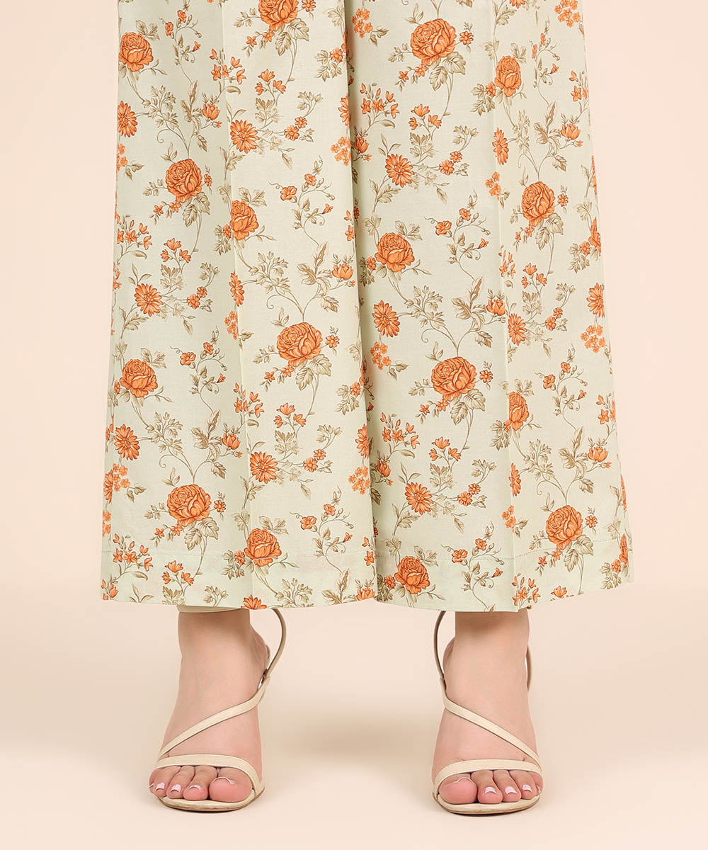 Women's RTW Cambric Multi Printed Culottes