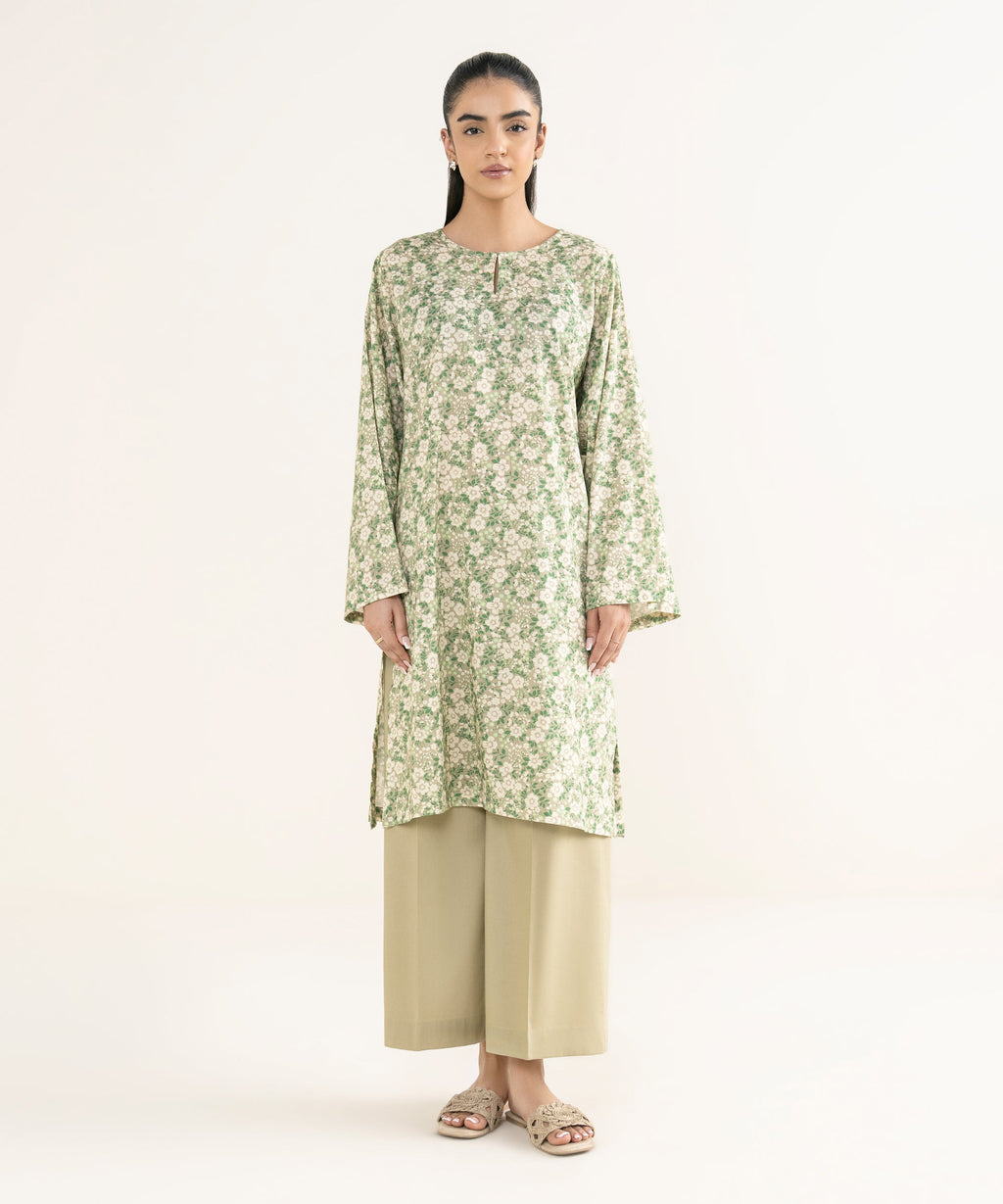 Printed Lawn Viscose Shirt