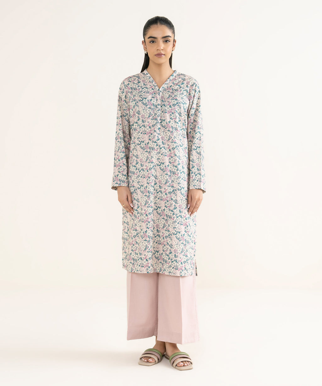 Printed Lawn Viscose Shirt
