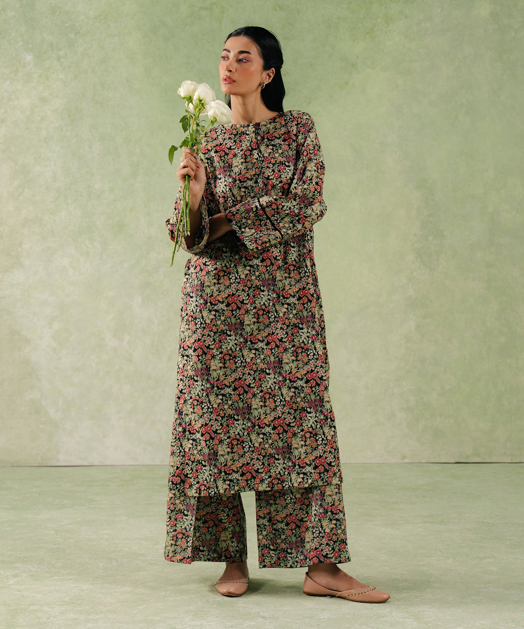 Women's RTW Seersucker Multi Printed Boxy Shirt