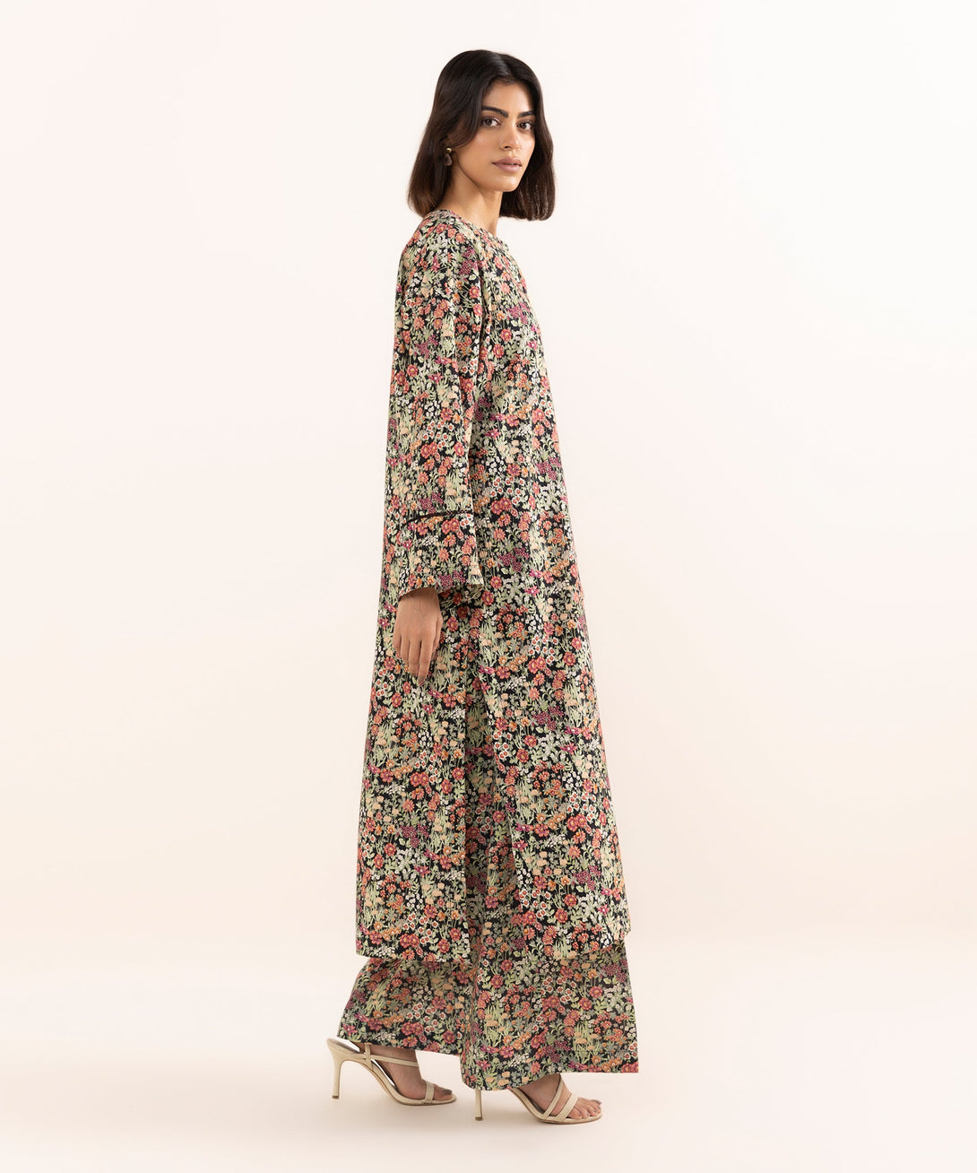 Women's RTW Seersucker Multi Printed Boxy Shirt