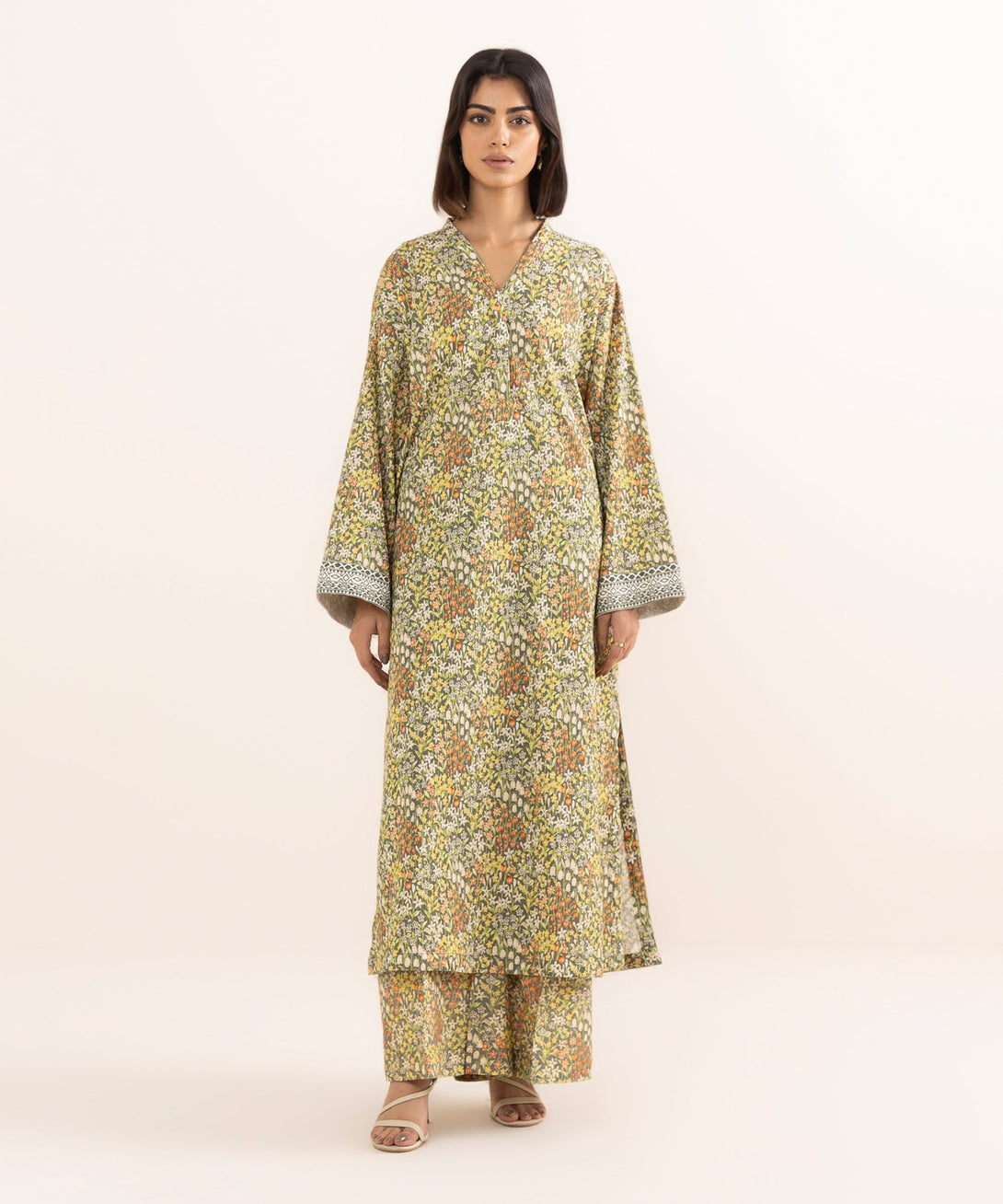 Women's RTW Seersucker Multi Printed Boxy Shirt