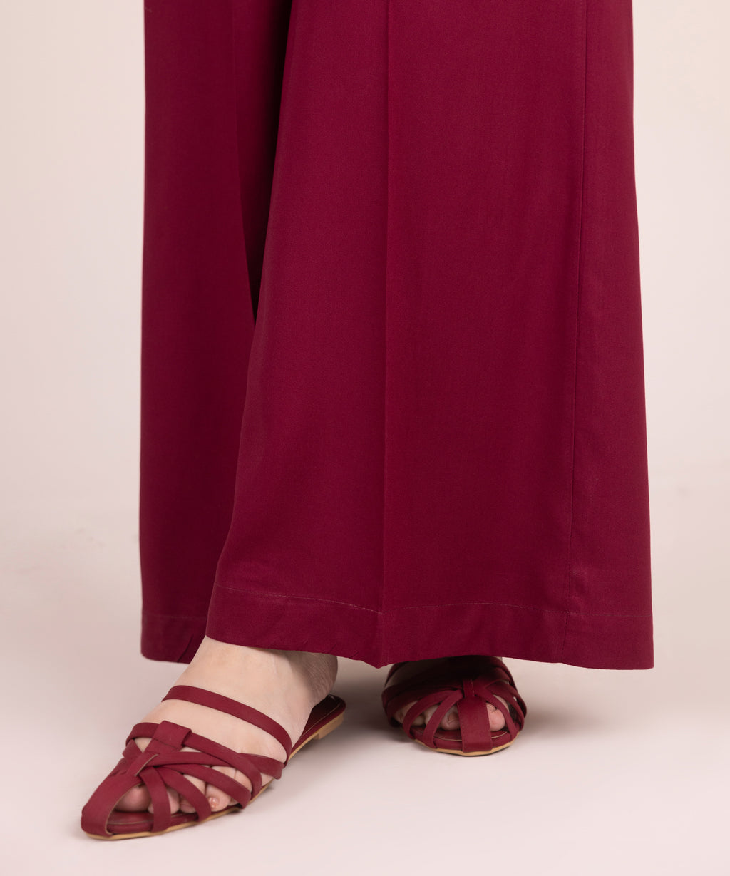 Linen Viscose Flared Pants