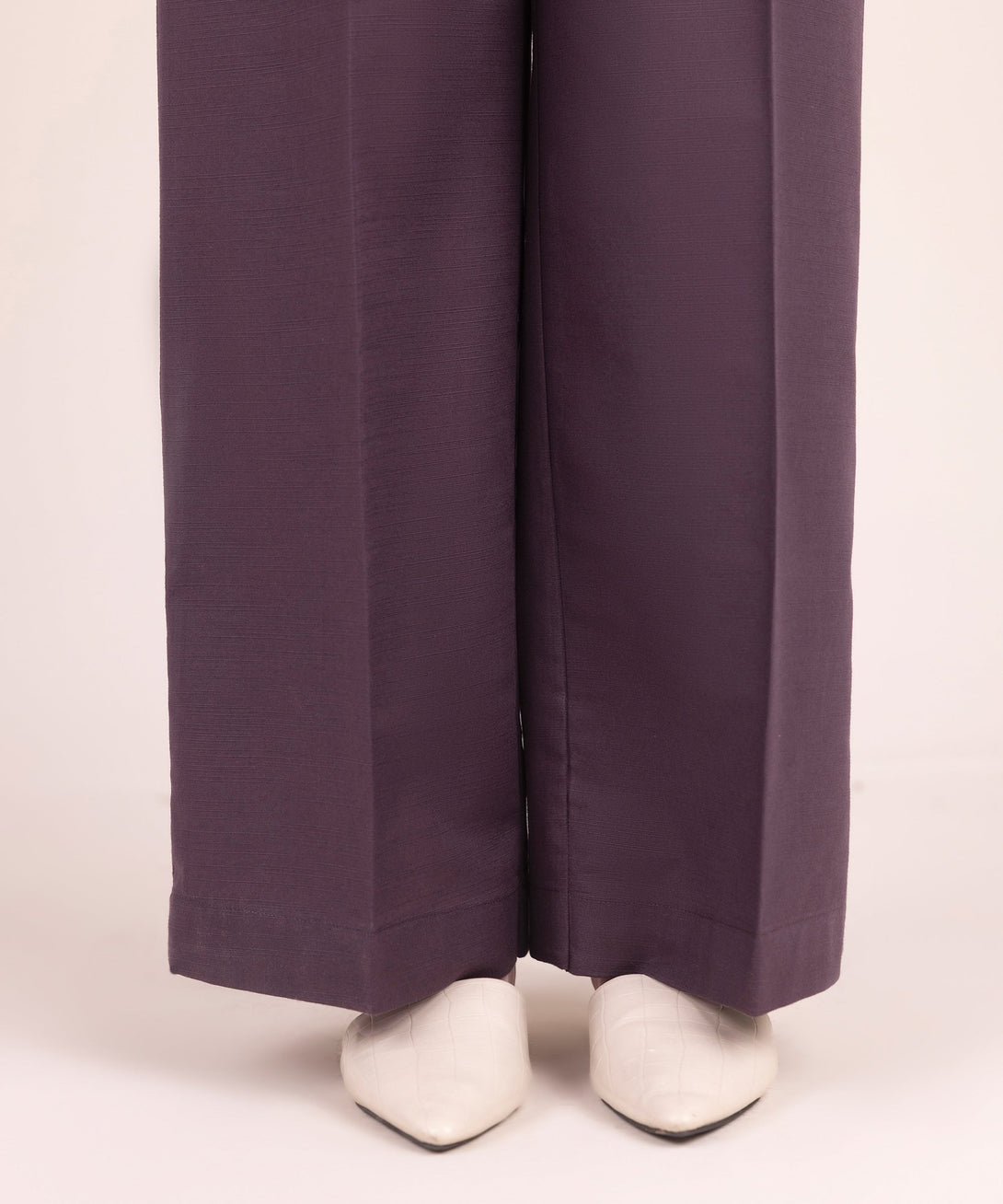 Women's RTW Khaddar Solid Brown Culottes