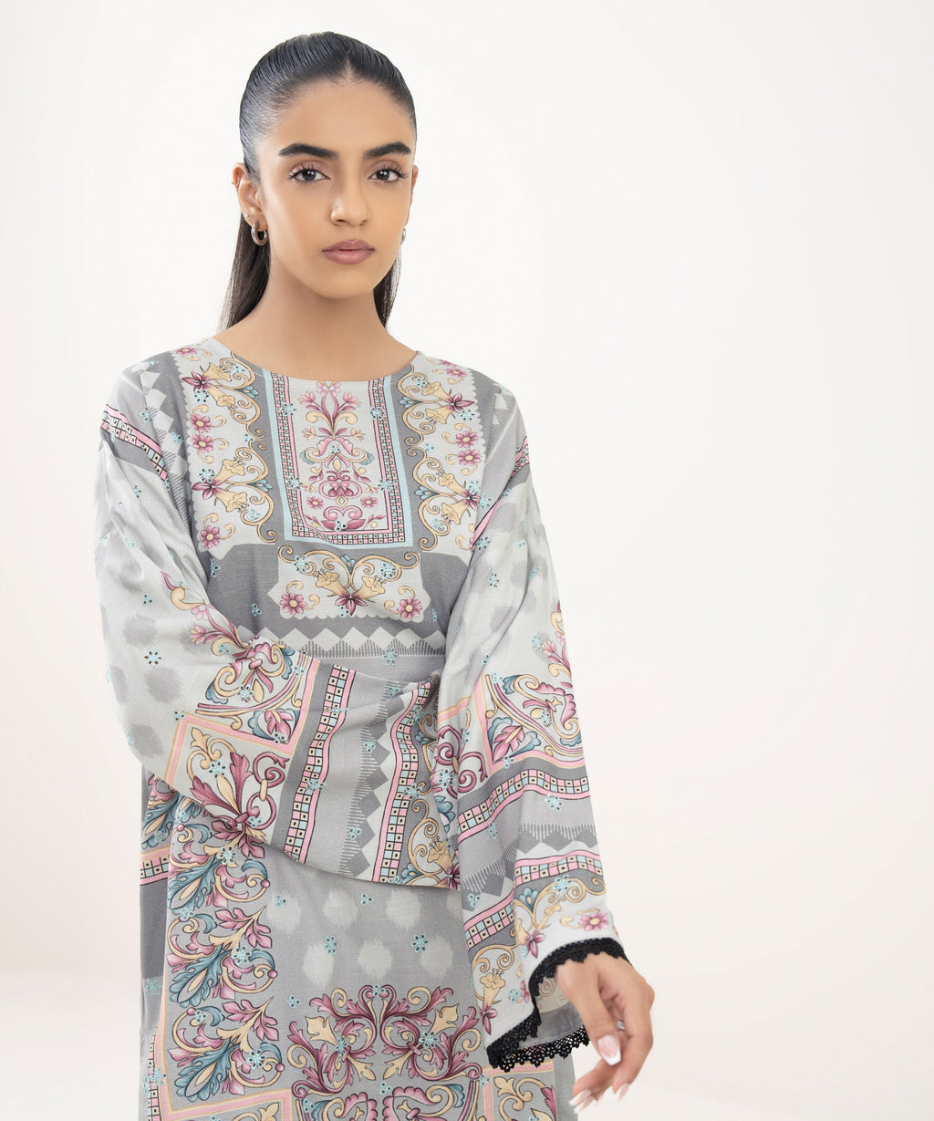 Embroidered Cotton Viscose Shirt