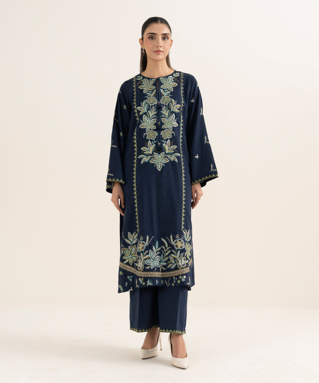 Embroidered Jacquard Shirt