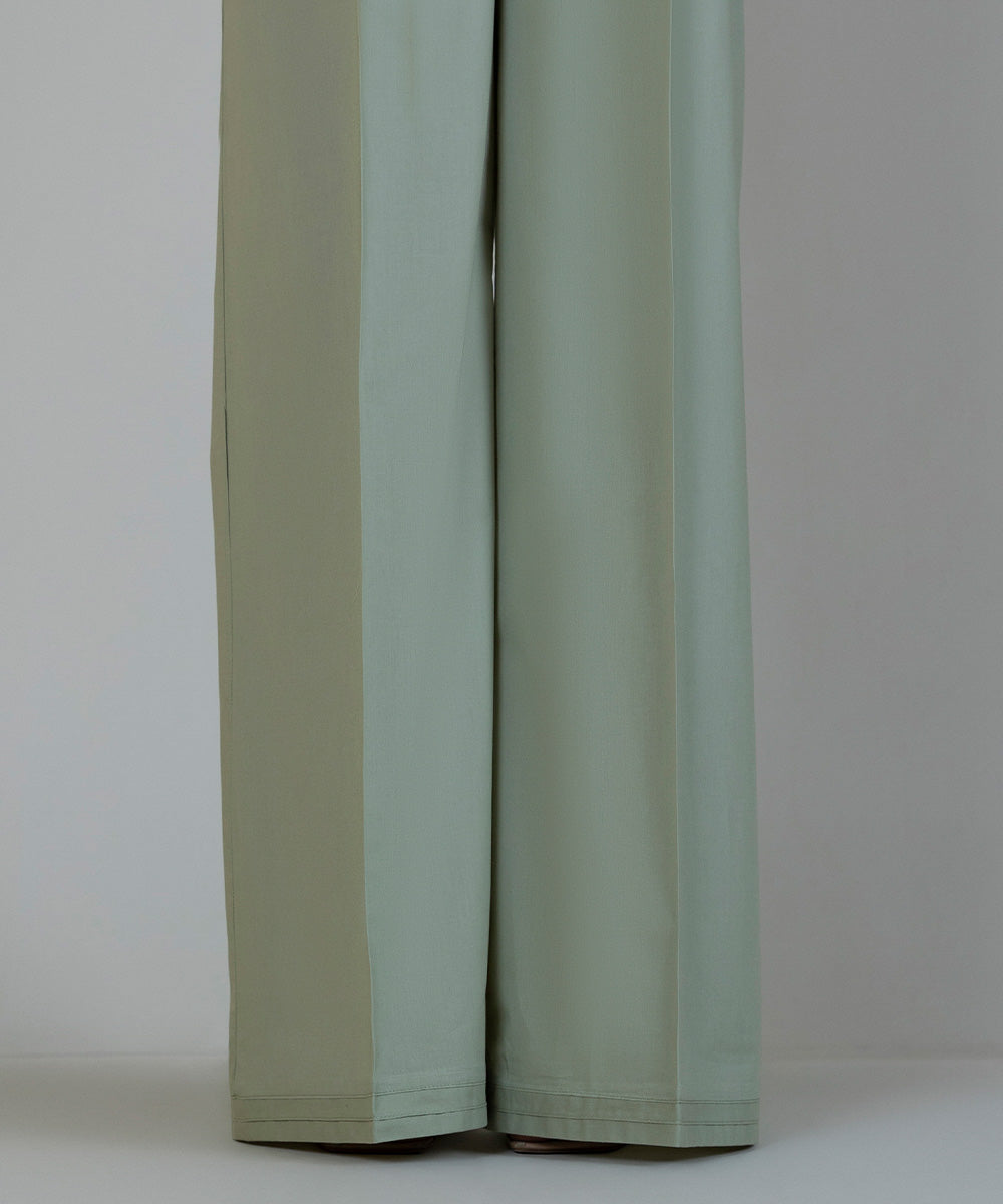 Women's Pret Cambric Green Dyed Culottes