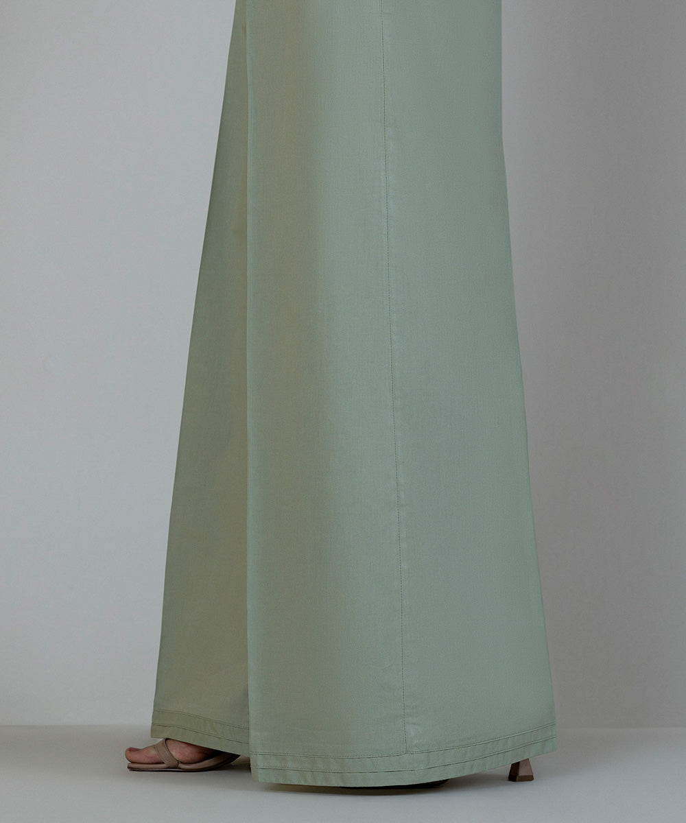 Women's Pret Cambric Green Dyed Culottes