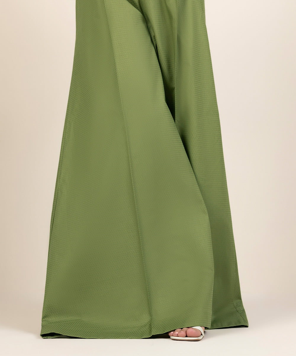 Women's Pret Dobby Green Sharara