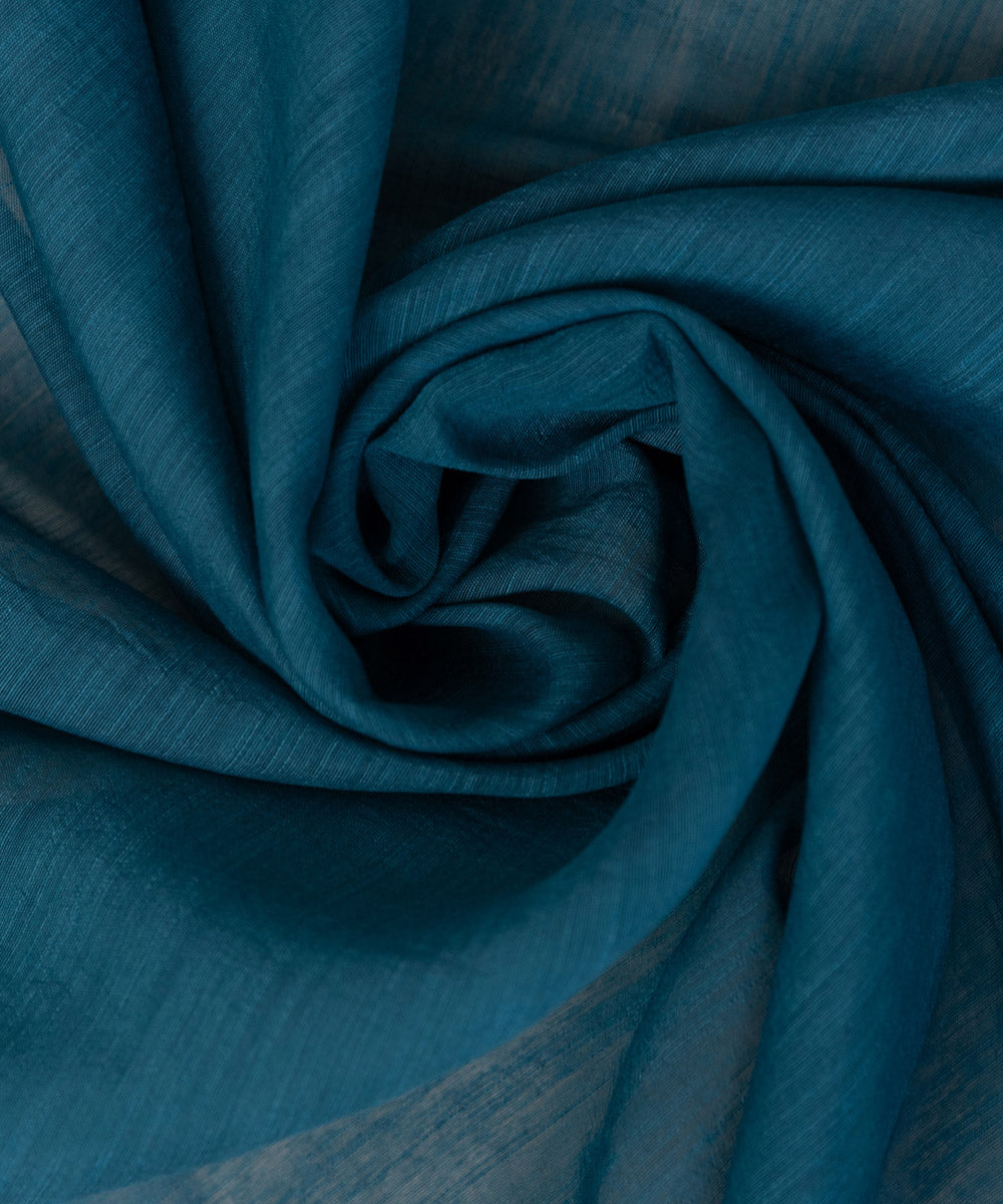 Manar Blue Solid Dupatta