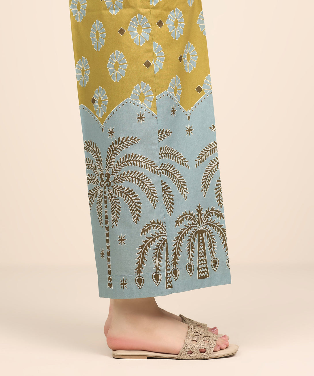 Women's RTW Cambric Multi Printed Culottes