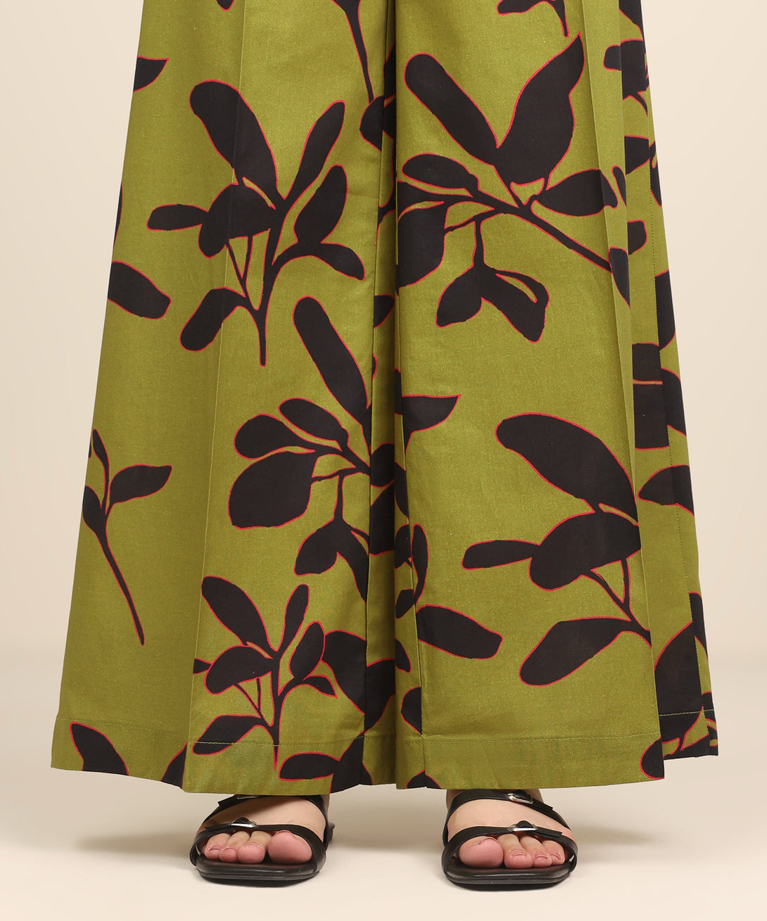 Women's RTW Cambric Multi Printed Flared Pants